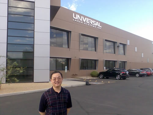 我司陳義紅博士到美國Universal公司培訓